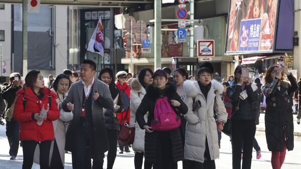 中国游客在东京 - 俄罗斯卫星通讯社