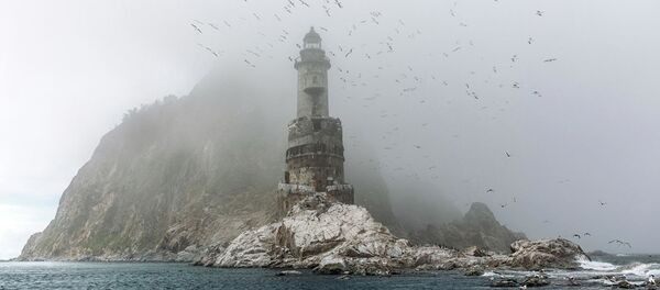 Маяк Анива в тумане. Остров Сахалин - 俄羅斯衛星通訊社