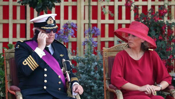 比利時王子演奏國歌時玩手機 - 俄羅斯衛星通訊社