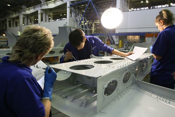 “空客”组件组装车间 - 俄罗斯卫星通讯社