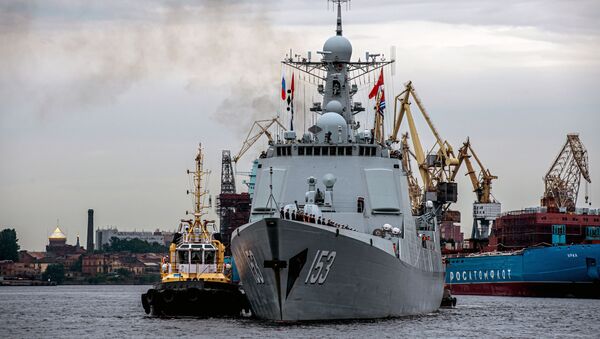 西安艦結束對聖彼得堡的非正式訪問 - 俄羅斯衛星通訊社