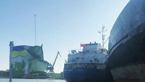 乌克兰国家安全局称扣押了一艘俄罗斯油轮，准备将其逮捕 - 俄罗斯卫星通讯社