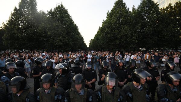莫斯科警方抓捕1074名非法集会参与者 - 俄罗斯卫星通讯社