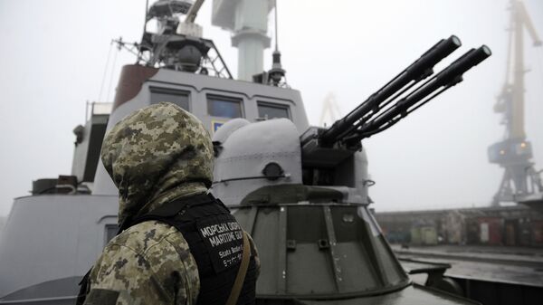乌克兰军人，马里乌波尔 - 俄罗斯卫星通讯社