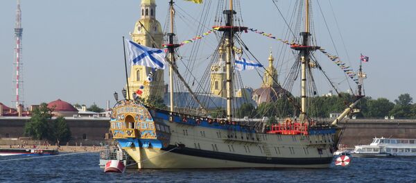 Линкор Полтава 1712 г .Полная реплика-копия 1х1 Линкор Полтава 1712 г .Полная реплика-копия 1х1 - 俄罗斯卫星通讯社