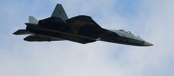 Многофункциональный истребитель Су-57 - 俄羅斯衛星通訊社
