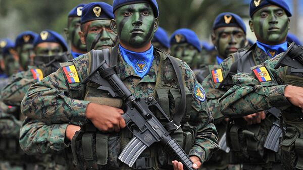  Колумбийские военные - 俄罗斯卫星通讯社