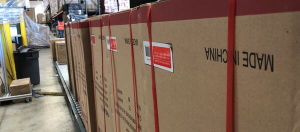 Коробки с надписью Made in China - 俄羅斯衛星通訊社