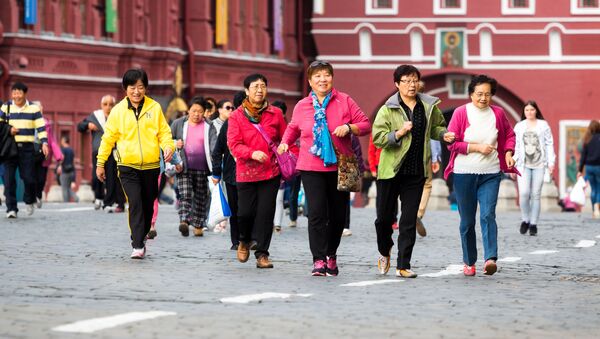 红场上的中国游客 - 俄罗斯卫星通讯社