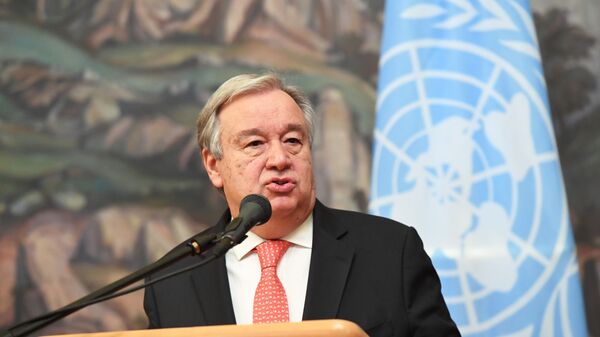 联合国秘书长安东尼奥·古特雷斯 - 俄罗斯卫星通讯社