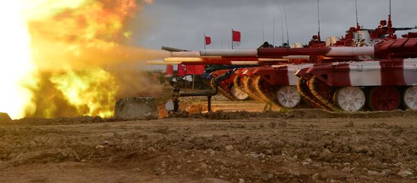 俄軍在2019年坦克兩項比賽中打破2017年紀錄 俄軍在2019年坦克兩項比賽中打破2017年紀錄 - 俄羅斯衛星通訊社