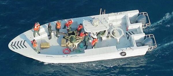 伊斯蘭革命衛隊快艇 - 俄羅斯衛星通訊社