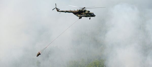 Ликвидация пожаров в Красноярском крае - 俄罗斯卫星通讯社