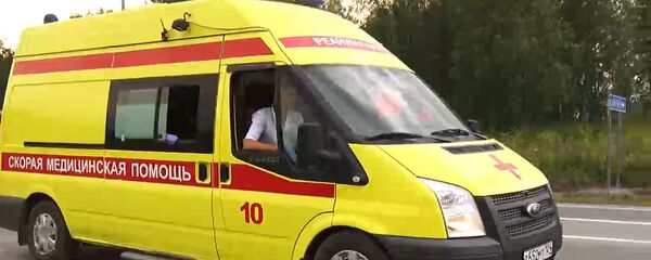 救护车在克拉斯诺亚尔斯克边疆区阿钦斯克区 - 俄罗斯卫星通讯社