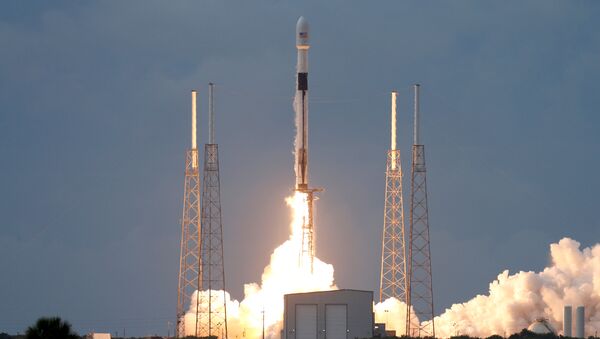 Запуск ракеты-носителя Falcon 9 с израильским коммуникационным спутником Amos-17 во Флориде  - 俄罗斯卫星通讯社