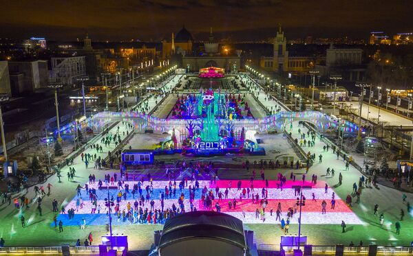 全俄国民经济成就展览馆的冰场是世界上最大的冰场 - 俄罗斯卫星通讯社