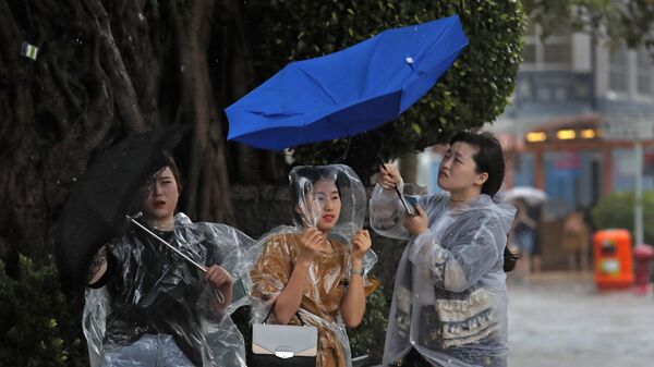 超强台风“桦加沙”今日登陆，阵风可达17级 - 俄罗斯卫星通讯社