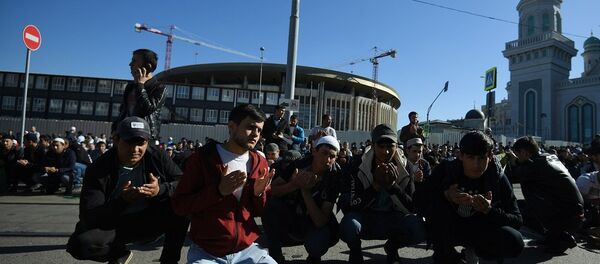 穆斯林慶祝伊斯蘭教的主要節日之一古爾邦節 - 俄羅斯衛星通訊社