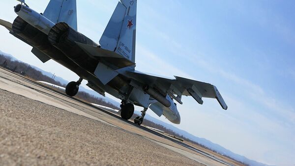 Истребитель Су-35 - 俄罗斯卫星通讯社