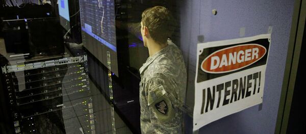 Центр киберисследований в Военной академии США в Вест-Пойнте, штат Нью-Йорк.  - 俄罗斯卫星通讯社