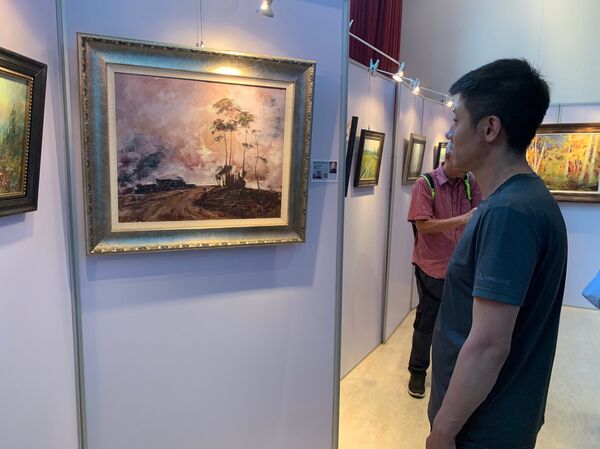 纪念中俄建交70周年画作展开幕式在京举行 - 俄罗斯卫星通讯社