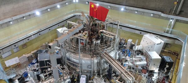 Институт физики плазмы Академии наук Китая демонстрирует экспериментальный усовершенствованный сверхпроводящий токамак (EAST) Институт физики плазмы Академии наук Китая демонстрирует экспериментальный усовершенствованный сверхпроводящий токамак (EAST) - 俄羅斯衛星通訊社
