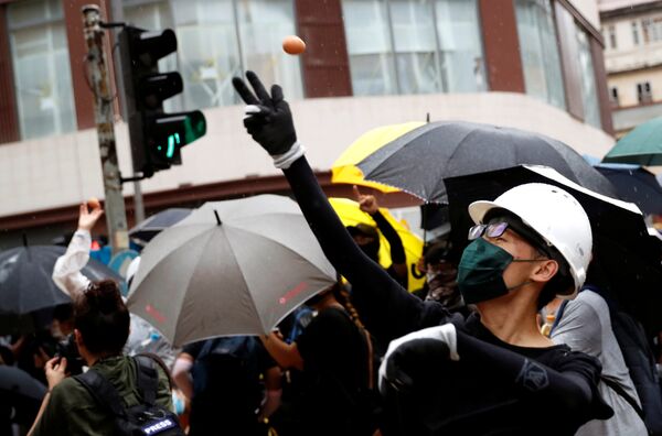 成千上万名香港教师参加抗议活动 成千上万名香港教师参加抗议活动 - 俄罗斯卫星通讯社