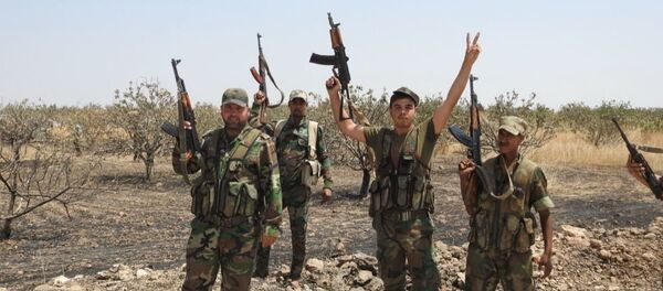 Сирийские военные - 俄罗斯卫星通讯社