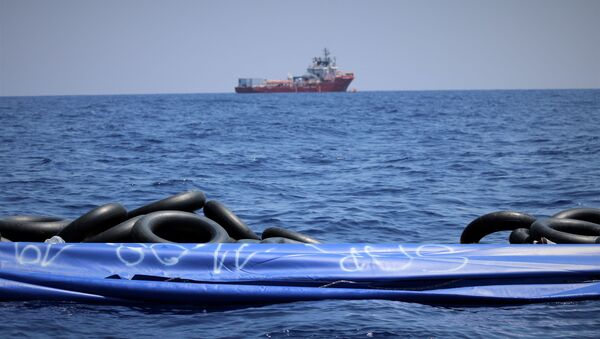 Корабль Ocean Viking с мигрантами на борту - 俄羅斯衛星通訊社