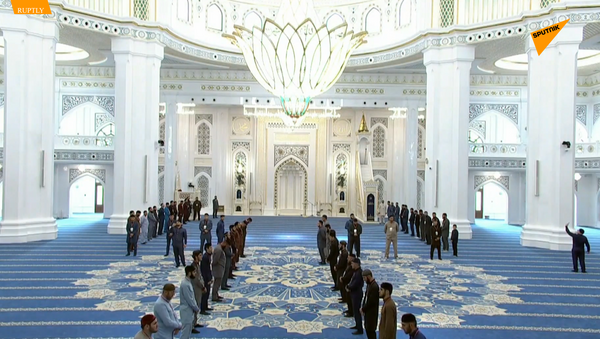 歐洲最大白色大理石清真寺正式開放 - 俄羅斯衛星通訊社