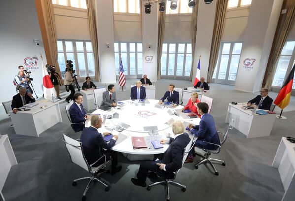G7峰會與會國領導人 - 俄羅斯衛星通訊社