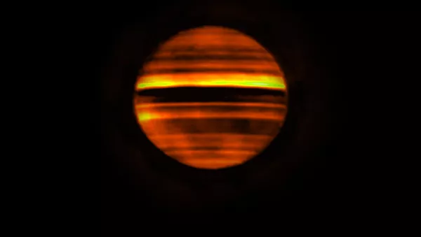 Снимок Юпитера в радиоволнах, снятое ALMA - 俄羅斯衛星通訊社