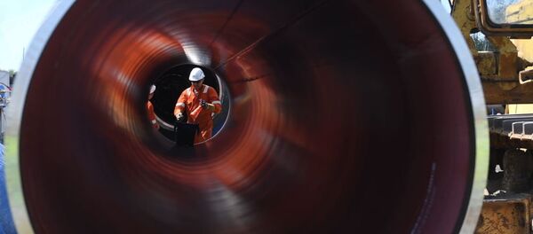 Труба газопровода - 俄罗斯卫星通讯社