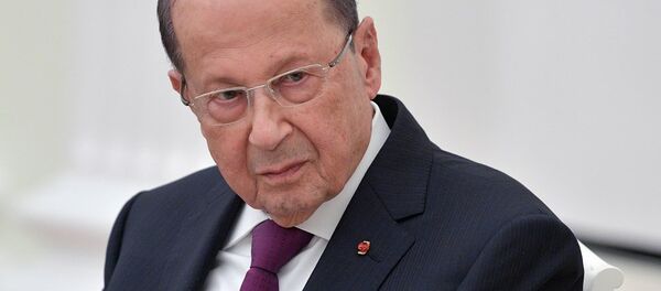 黎巴嫩总统米歇尔·奥恩 - 俄罗斯卫星通讯社