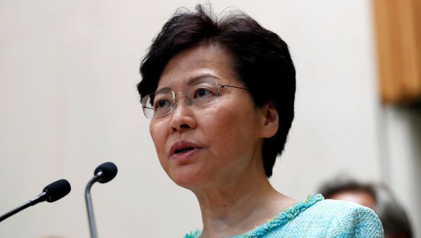 Глава администрации Гонконга Кэрри Лэм - 俄罗斯卫星通讯社