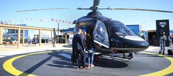 拥有“Aurus”座舱的“Ansat”直升机亮相莫斯科航空展 - 俄罗斯卫星通讯社