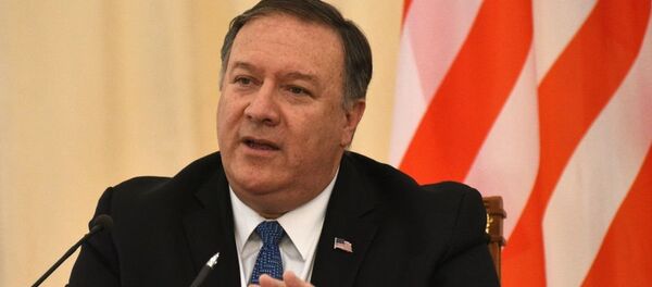 Госсекретарь США Майк Помпео Госсекретарь США Майк Помпео - 俄罗斯卫星通讯社