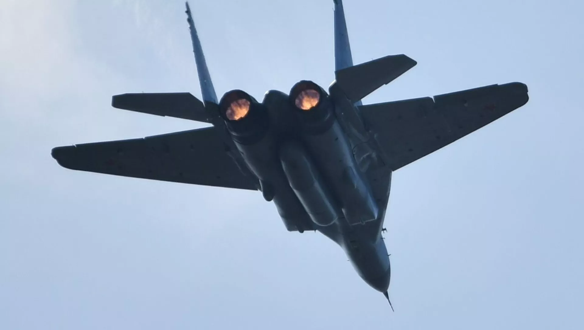 Самолет МиГ-29 на репетиции авиашоу, которое пройдет в рамках МАКС-2019