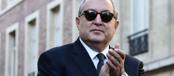 Президент Армении Армен Саркисян Президент Армении Армен Саркисян - 俄羅斯衛星通訊社