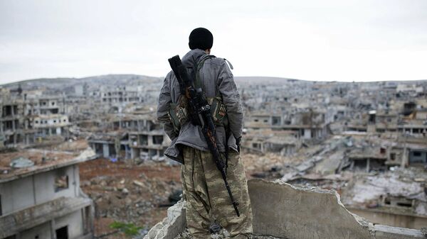 敘利亞庫爾德武裝對土耳其城市努賽賓還以炮擊 - 俄羅斯衛星通訊社