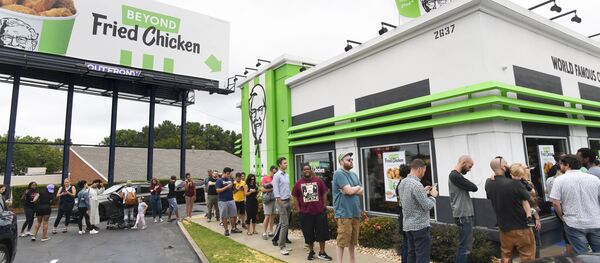 肯德基开始卖人造鸡翅 肯德基开始卖人造鸡翅 - 俄罗斯卫星通讯社