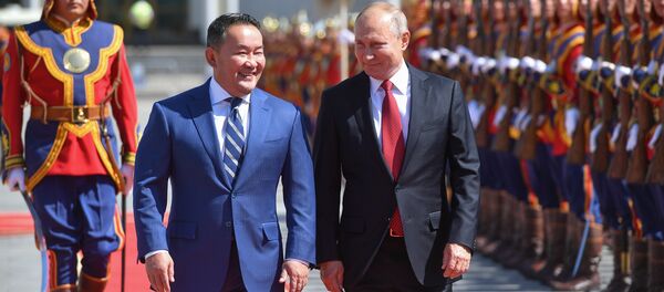 Официальный визит президента РФ В. Путина в Монголию - 俄罗斯卫星通讯社