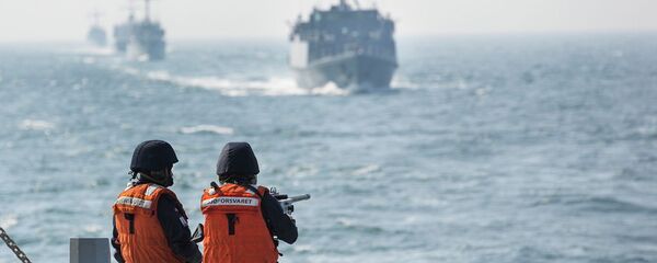 Норвежские моряки во время учений НАТО в Балтийском море Норвежские моряки во время учений НАТО в Балтийском море - 俄羅斯衛星通訊社