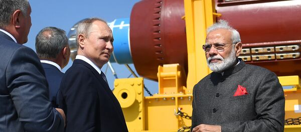 俄总统普京与印总理莫迪到访俄远东地区最大造船厂 俄总统普京与印总理莫迪到访俄远东地区最大造船厂 - 俄罗斯卫星通讯社