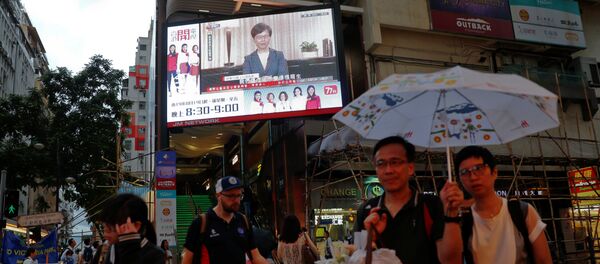 Глава администрации Гонконга Кэрри Лэм. 4 сентября 2019 года - 俄罗斯卫星通讯社