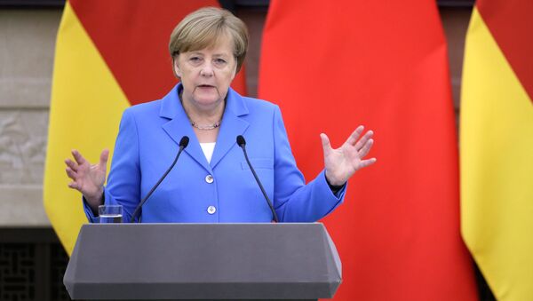 Канцлер Германии Ангела Меркель на пресс-конференции в Пекине - 俄羅斯衛星通訊社
