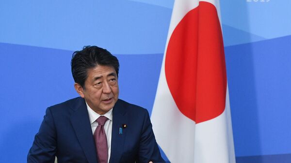 Премьер-министр Японии Синдзо Абэ  - 俄罗斯卫星通讯社