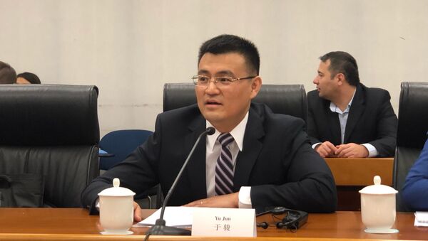 中國外交部歐亞司參贊於駿 - 俄羅斯衛星通訊社