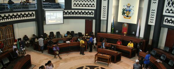 所羅門群島首都霍尼亞拉的議會 - 俄羅斯衛星通訊社