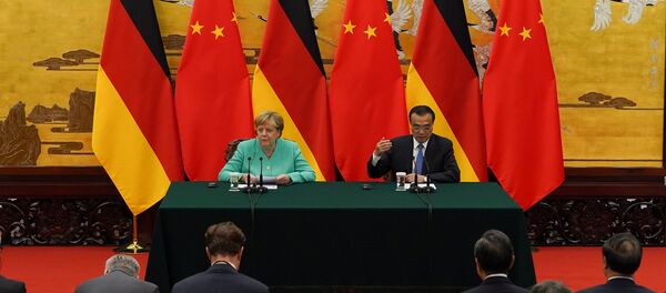 李克强同德国总理默克尔举行会谈 - 俄罗斯卫星通讯社